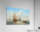 Shipping in a Flat Calm off the Dutch coast Acrylic Print