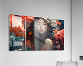 Whimsical illustration with vibrant color and magical creature. Acrylic Print