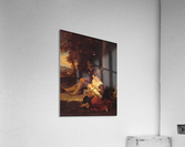 Pilgrims Reposing at a Cross Acrylic Print