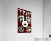 1976 Texas A&M Aggies Football Art Acrylic Print