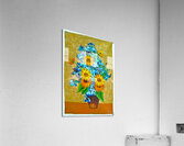 Flower portrait Van Gogh oil painting on tapestry Acrylic Print