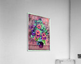 Flower Van Gogh oil painting dig abstract colored Acrylic Print