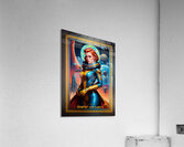 Tranyias Adventures Across The Cosmos Retro Fusion Sci-Fi Poster Art AI Concept Creation by Xzendor7 Acrylic Print