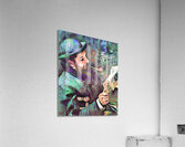 Renoir painting Claude Monet Reading oil2 Acrylic Print