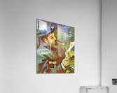 Renoir painting Claude Monet Reading imp Acrylic Print