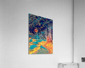 Monet Oil Painting Weeping Willow dig polyart  Acrylic Print