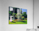Woman in the Garden 1867 digitized Acrylic Print