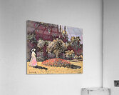 Woman in the Garden 1867 dig oil2  Acrylic Print
