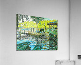 Claude Monet La Grenouillere 1869 digitized Acrylic Print