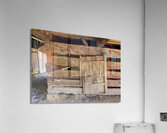 The Log Barn Crooked Door Acrylic Print