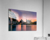 Chattanooga Tennessee River Sunset Acrylic Print