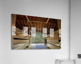 Smoky Mountains Cades Cove Barn Interior Acrylic Print
