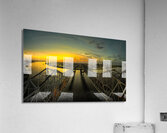 New Orleans Mississippi River Front Bridges Panorama Acrylic Print