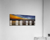 New Orleans Waterfront Sunset Panorama Acrylic Print