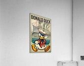 donald duck and ship Acrylic Print