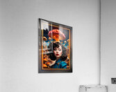 Atomic Mushrooms BARBENHEIMER Retro Fusion Captivating Portrait Art AI Concept Creation by Xzendor7 Acrylic Print