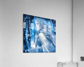 Enchanted Snow Queen in Winter Forest - Fantasy Ice Princess Art Acrylic Print
