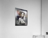 Captivating Portrait Of Victoria Pin Up Retro Age Poster Art AI Concept Creation by Xzendor7 Acrylic Print