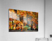 Mighty Oaks in Their Fall Robes Acrylic Print