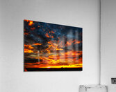 Fiery Sunset  Acrylic Print