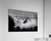 Majestic Dolomite Night Silhouette Lighting Acrylic Print