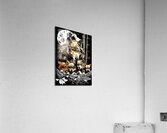 Wolf and cubs Acrylic Print