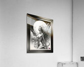 The Alluring Passion Of A Harvest Moon Captivating Portrait AI Concept Art by Xzendor7 Acrylic Print