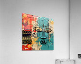 Tribal Grunge 2 Acrylic Print