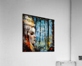 Fantasy Queen in Enchanted Forest – Lost Heart Fairytale Portrait Art Acrylic Print