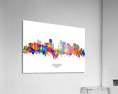 Leicester England Skyline  Acrylic Print