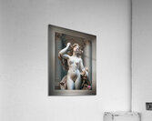 The Immortal Beauty Of Galatea Gorgeous AI Concept Art Sculpture Portrait by Xzendor7 Acrylic Print