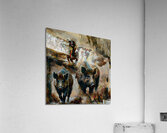 Wild Boar Hunt by T. A. Asbell   Acrylic Print