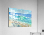 A Wave Breaking on the Beach  Acrylic Print