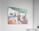CELEBRATION by the Lake Under the Umbrellas Acrylic Print