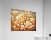 Gentle Flowers in Neutrals Acrylic Print