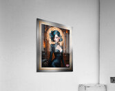 I Am In Control Gothic Girl Portrait Astonishing AI Concept Art by Xzendor7 Acrylic Print