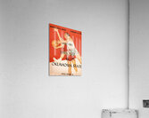 1962 Missouri vs. Oklahoma State Basketball Program Art Acrylic Print