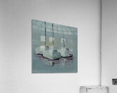 3 Small White Sailboats  Acrylic Print