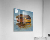 Yellow Rowboat  3  Acrylic Print