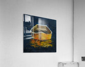 Yellow Rowboat at Anchor  2  Acrylic Print