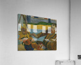 Paul Gauguin   Vincent van Gogh painting sunflowe Acrylic Print