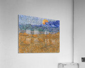 Landscape with Wheat Sheaves and Rising Moon Acrylic Print