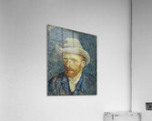 Vincent van Gogh   Self portrait with grey felt h Acrylic Print