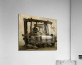 Weaver at the loom Acrylic Print