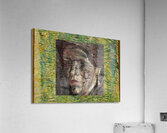 Van Gogh portrait under Grasgrond Acrylic Print