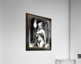 The Torch Bearer Of The Night Captivating AI Concept Art Portrait by Xzendor7 Acrylic Print