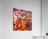 Abstract Melting Red Forms  Acrylic Print