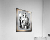 In The Glory Of The Light Captivating AI Concept Art Portrait by Xzendor7 Acrylic Print