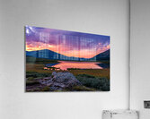 Approaching Shower At Sunset Acrylic Print