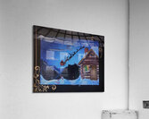 Santas Home for the Evening Acrylic Print